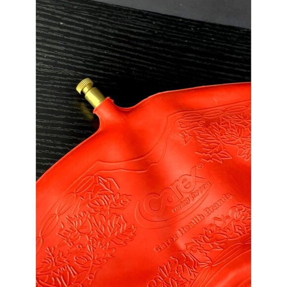 Carex Red Rubber Inflatable Donut Cushion For Tailbone & Posture Support - Picture 3 of 3
